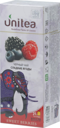 UNITEA. Sweet berries карт.пачка, 25 пак.