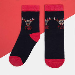 Носки детские новогодние KAFTAN «Друзья», набор 3 пары, р-р 14-16