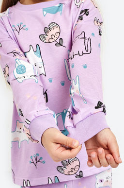 Хлопковая пижама для девочки Happyfox