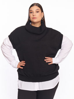 Безрукавка вязаная GL45532BLK01