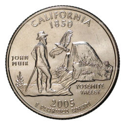 25 центов 2005 года P Штаты и территории - Калифорния