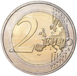 Монета 2 евро 2015 года D Германия 25 лет объединению Германии