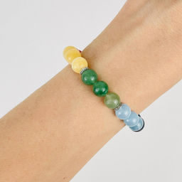 Браслет 7 чакр из Самоцветов - Радуга самоцветов фото 2