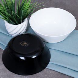 Столовый набор 13 предметов ЕВРО Черно-белый / NN13-BW/756075 (WHITE-BLACK) /уп 2/4/ - Галеонтрейд фото 28