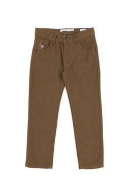 Брюки цвета хаки для мальчиков из парусины Неожиданная скидка в корзине - U.s. polo assn фото 2