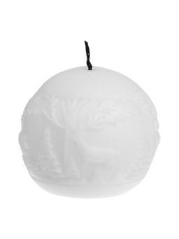 Цена за 2 шт. Светодиодная фигура «Снежный шар», 6.5×5.5 см, от батареек 3хAG10, свечение тёплое белое