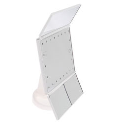 Зеркало Luazon KZ-07, подсветка, 30×18×7 см, 22 диода, 4хААА, (не в комплекте), белое