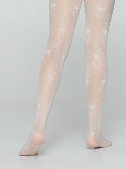 CONTE Тонкие эластичные колготки с цветочным рисунком SOFIA milk - Conte elegant фото 3