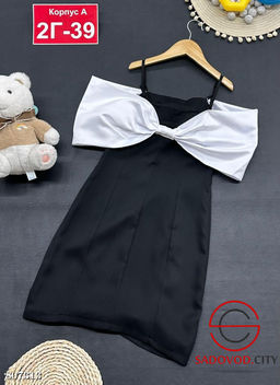 платье для девочки с бантом