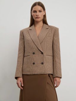 EMKA // Двубортный жакет прямого кроя фото 3