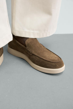 MOCAS?N PIEL CASUAL / Marr?n - Zara фото 7