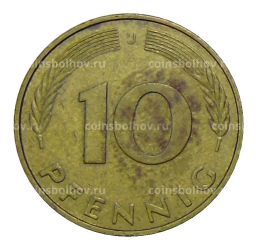 10 пфеннигов 1979 года J Германия