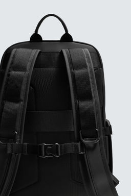RUBBERISED MULTI-POCKET BACKPACK - Zara фото 7