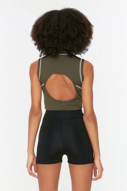 TRENDYOLMILLA Siyah Esnek Yoga Orme Spor Sort/K?sa Tayt TWOSS21TY0098  фото 6