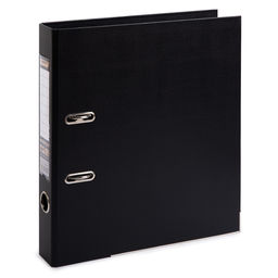 Expert Complete Регистратор PVC, 2-х стороннее покрытие, мет.уг. 50 мм 50 шт. Premier A4 арочный механ. (разб.) лён черный ЕС100161001