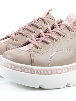 03-M27-24 BEIGE Полуботинки женские (натуральная кожа)