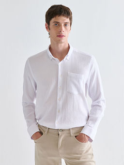 Regular Fit Uzun Kollu Arm?rl? Erkek G?mlek