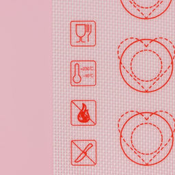 Коврик для выпечки армированный Доляна Макарун, силикон, 40?32 см, белый