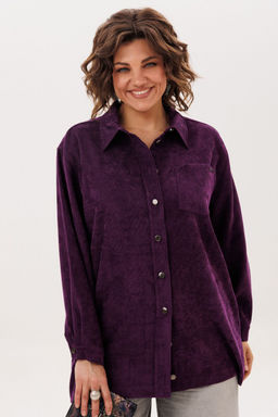 Рубашка ANELLI 1819 слива  фото 5