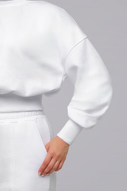 Арт. 2538 Костюм женский с брюками 44-48 (3 шт) Цвет:белый - Калинка фото 7