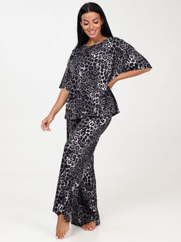 02 ЖЕНСКИЙ КОСТЮМ (брюки) (Серый леопард) - А-дина фото 3