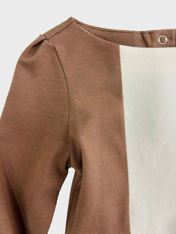 Футболка (лонгслив)	 UD 1289 коричневый - Mini maxi фото 5