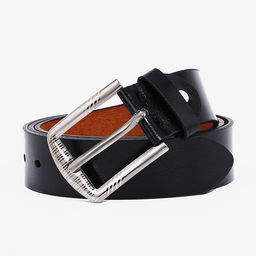 Ремень мужской, ширина 3.5 см, винт, пряжка металл, цвет чёрный