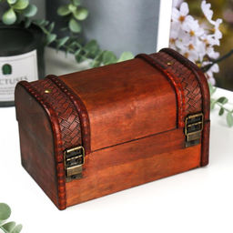 Шкатулка для украшений «Сундук. С заклёпками» дерево, состаненная, 10.5×18×11 см