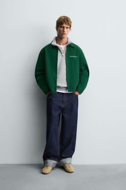 EMBROIDERED ZIP-UP JACKET