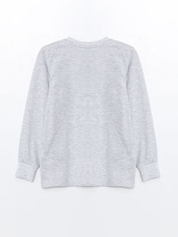 Bisiklet Yaka Bask?l? Uzun Kollu Erkek ?ocuk Pijama Tak?m? - Waikiki фото 3