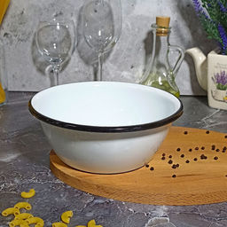 Миска 1.5л 2с7 без рисунка - Стальэмаль фото 3