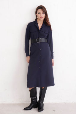 Платье-рубашка с английским воротником - Martichelli фото 309