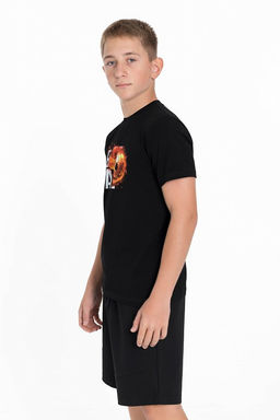 Футболка М224094Па черный