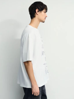 Футболка relax fit с принтом / Zarina  фото 5