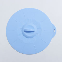 Крышка для хранения Доляна «Симпл», d=21 см, силикон, голубая