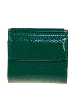 Женское портмоне из искусственной кожи, цвет зеленый
