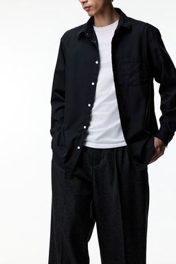 Camisa en mezcla de modal Regular Fit