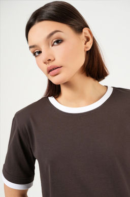 Женская базовая футболка из хлопка с кантом 3 шт. Happyfox  фото 16