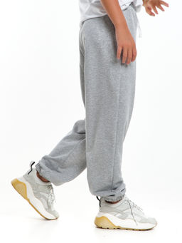 Спортивные брюки трикотажные 22-7999 коричневый - Mini maxi фото 19