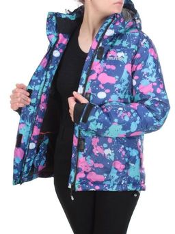 W1608-2 BLUE PRINT Куртка горнолыжная женская ERUITOR (100 гр. холлофайбера) - Fashion фото 8