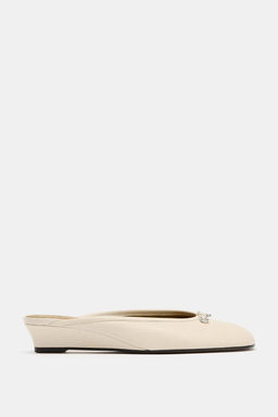 WEDGE SLINGBACK BALLET FLATS - Zara фото 8
