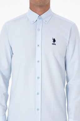 Erkek A__k Mavi Uzun Kollu Basic G_mlek Sepette S_rpriz _ndirim - U.s. polo assn фото 6