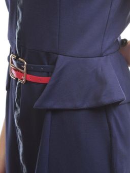 1609 DK. BLUE Платье женское (90% хлопок, 10% полиэстер)