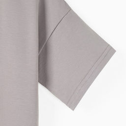 Футболка женская MINAKU: Basic line, серая, размер 44