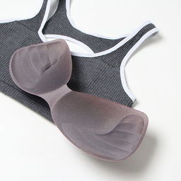 Комплект нижнего белья женский (топ, трусы) Collorista, тёмно-серый, размер 44-46