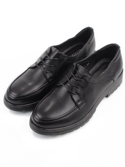 03-DYL85-1 BLACK Полуботинки женские (натуральная кожа)