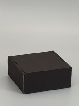 Цена за 3 шт. Коробка самосборная, черная, 18 х 18 х 8 см,