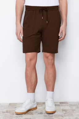 TRENDYOL MAN Kahverengi Regular/Normal Kesim Basic Sort & Bermuda TMNSS20SR0169 - Trendyolmilla фото 5
