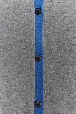 CONTRAST KNIT CARDIGAN - Zara фото 6