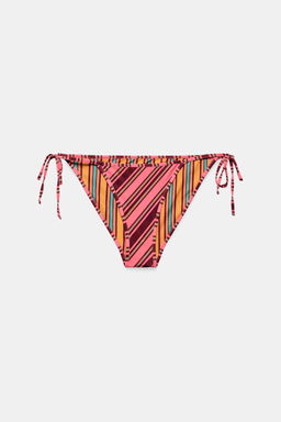 BRAGUITA BIKINI REVERSIBLE RAYAS / Multicolor - Zara фото 7
